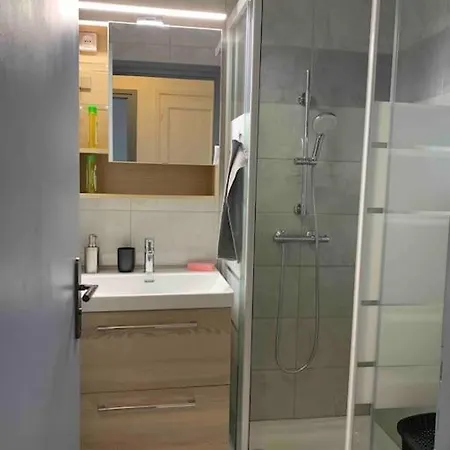 Cosy Confort Park Clim Wifi Linge Inclus Piscine Payante L'ete アパート